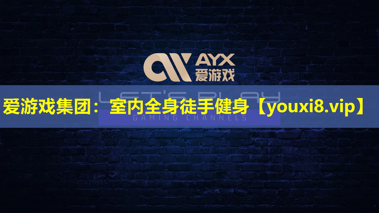 愛游戲集團：室內全身徒手健身