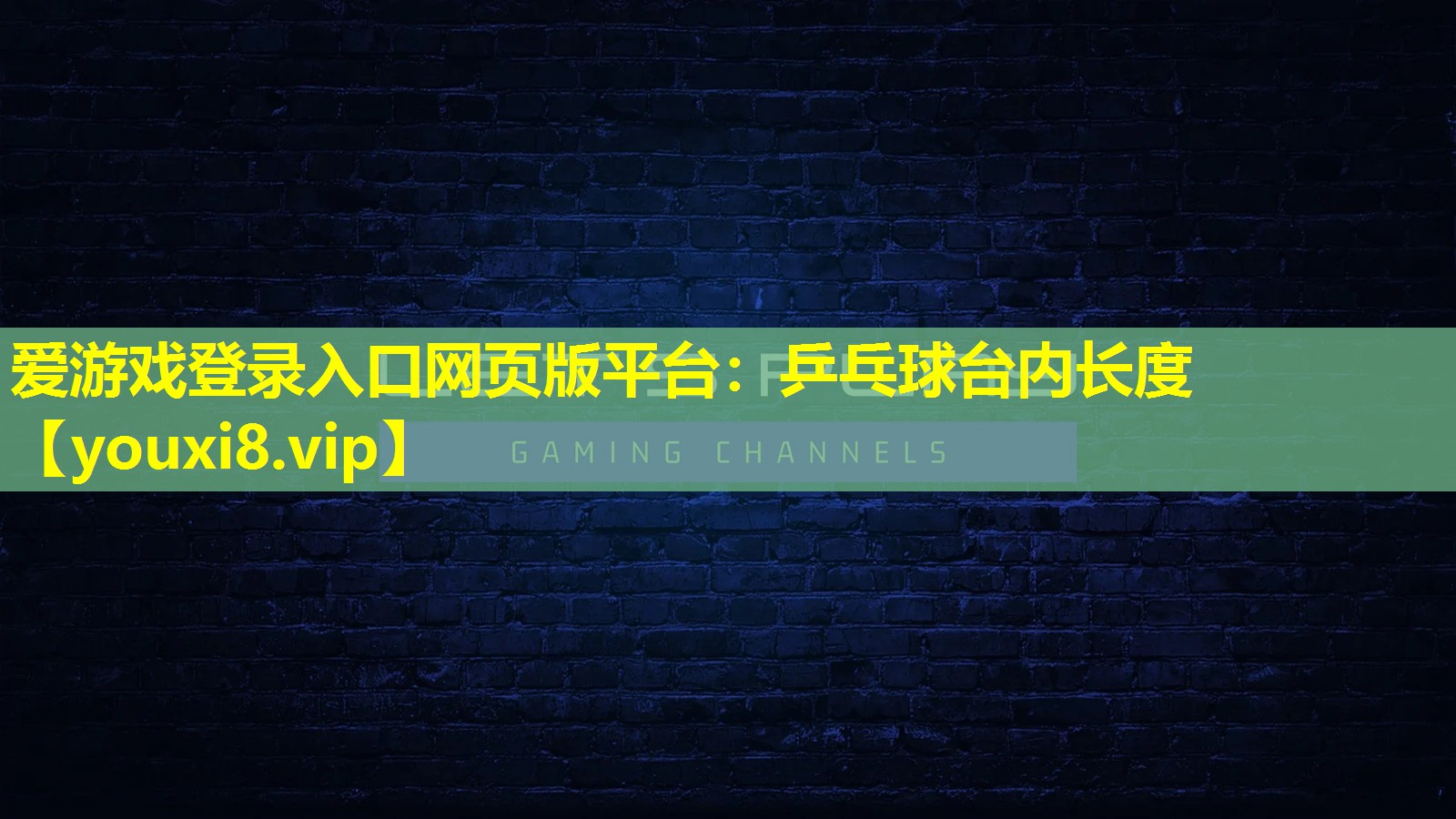 愛游戲登錄入口網頁版平臺：乒乓球臺內長度
