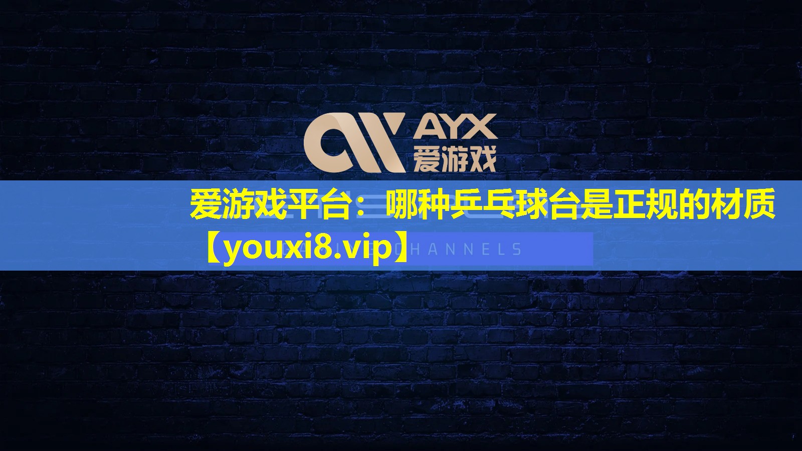 哪種乒乓球臺是正規的材質 哪種乒乓球臺是正規的材質